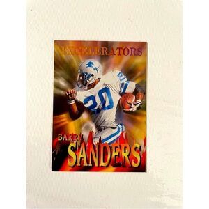 1996 fleer/skybox impact Barry Sanders Excelerator